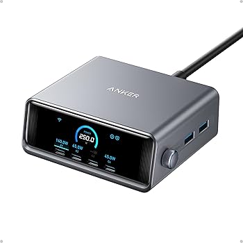 Amazon.com: Anker Prime Charger, 250W GaN Prime USB C